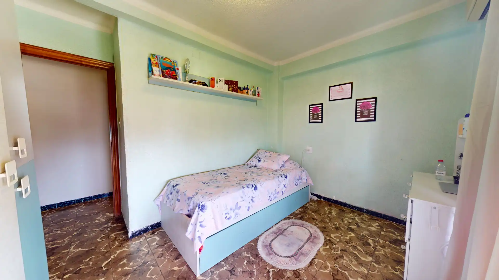 Bedroom of Flat for sale in Elda  with Air Conditioner, Furnished and Oven