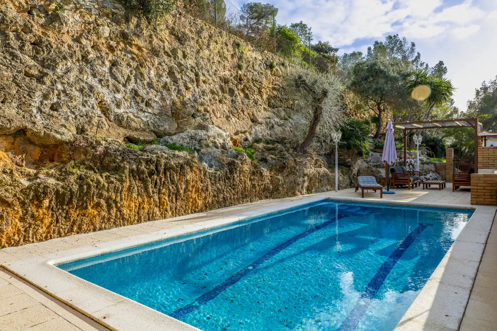 Piscina de Casa o xalet en venda en  Tarragona Capital amb Aire condicionat, Calefacció i Jardí privat