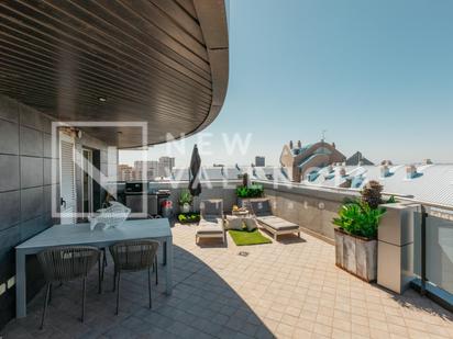 Terrace of Attic for sale in  Valencia Capital  with Air Conditioner, Heating and Private garden