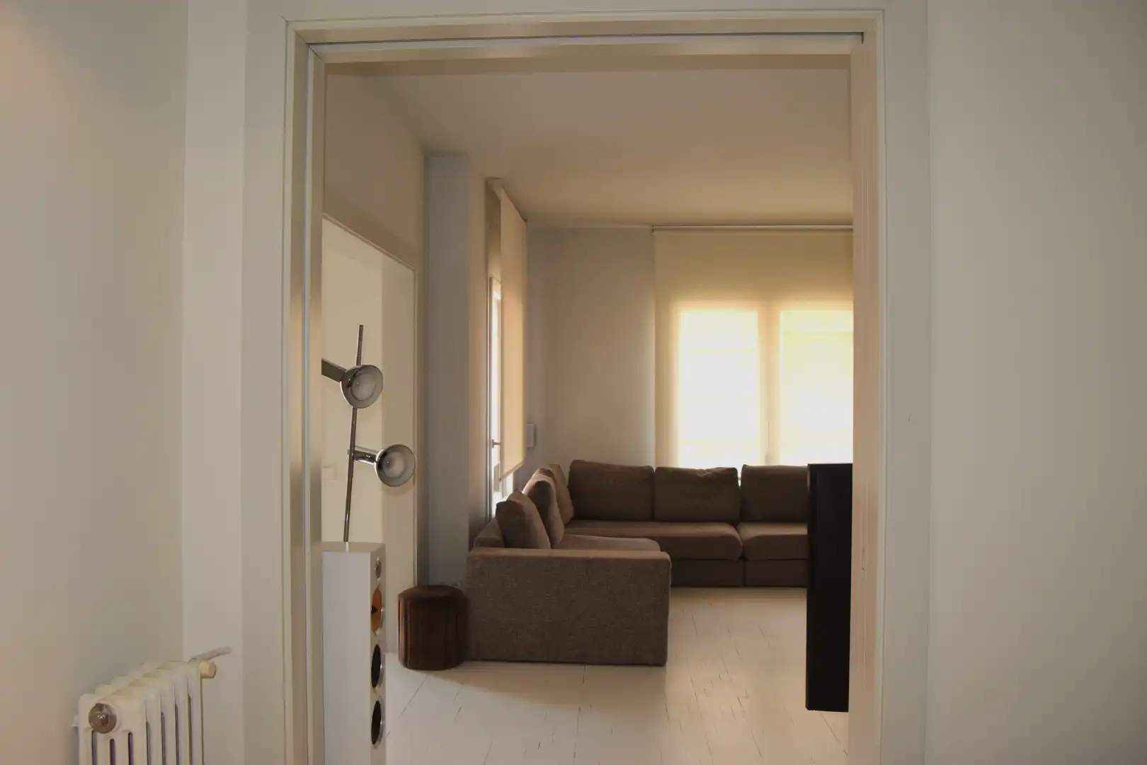 Sala de estar de Piso de alquiler en Barcelona con Aire acondicionado, Calefacción y Parquet