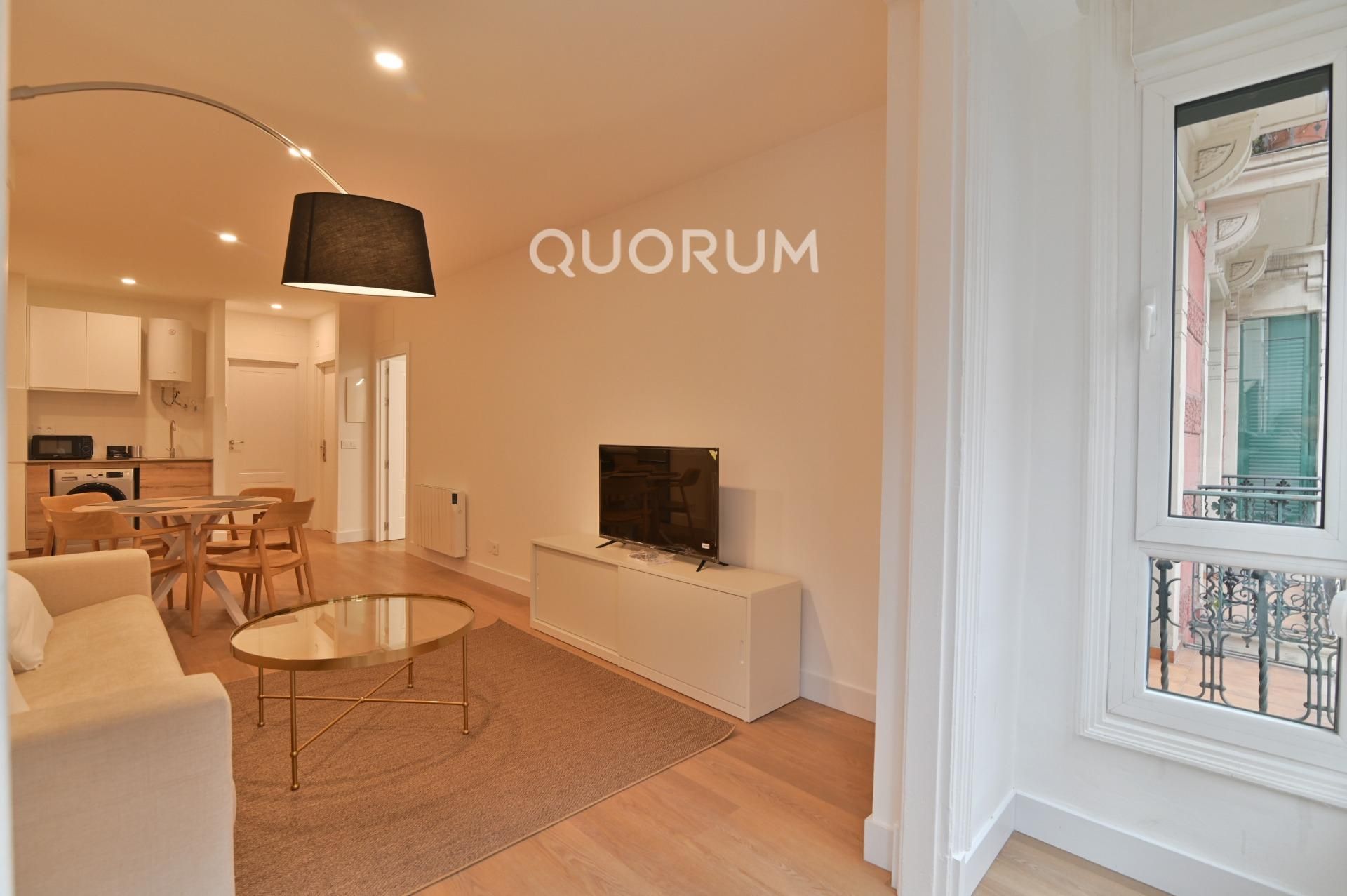 Living room of Flat for rent in Bilbao   with Furnished