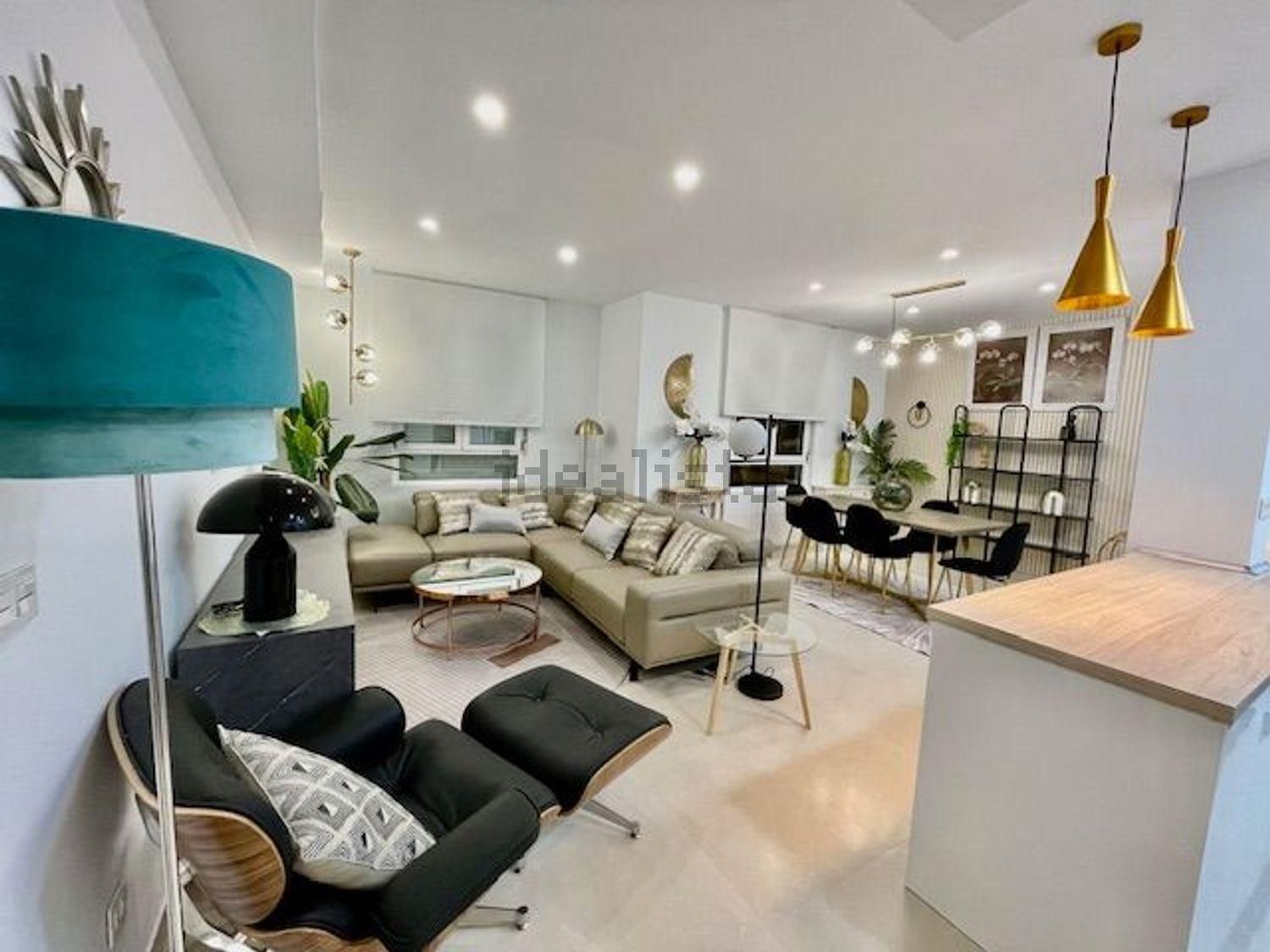 Living room of Flat to rent in Alicante / Alacant  with Air Conditioner and Heating
