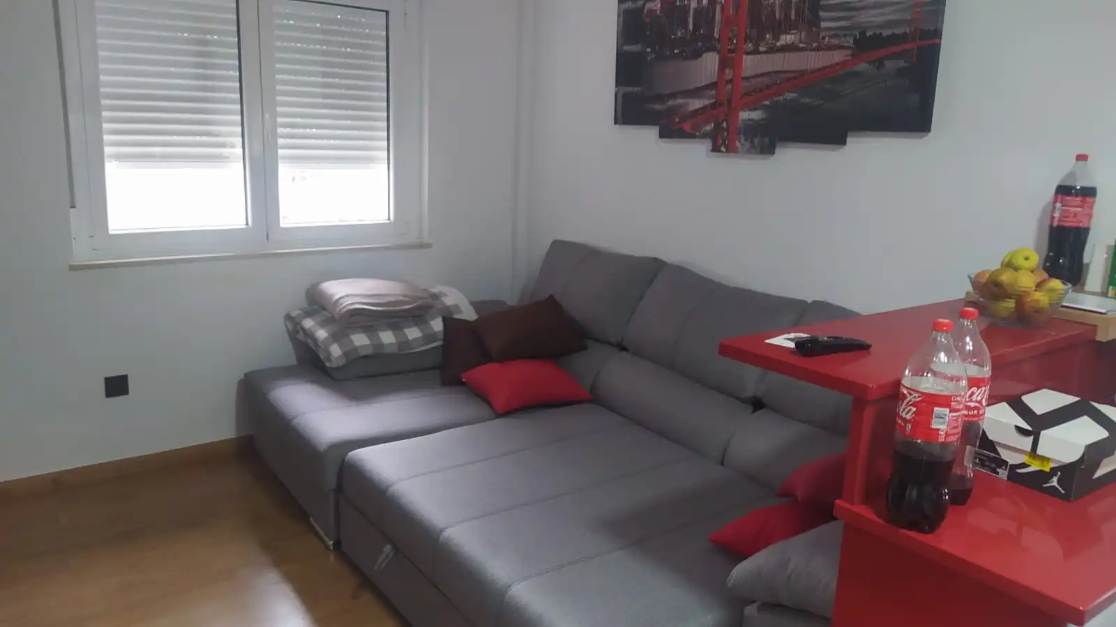 Sala d'estar de Casa o xalet en venda en Cee amb Calefacció, Parquet i Moblat