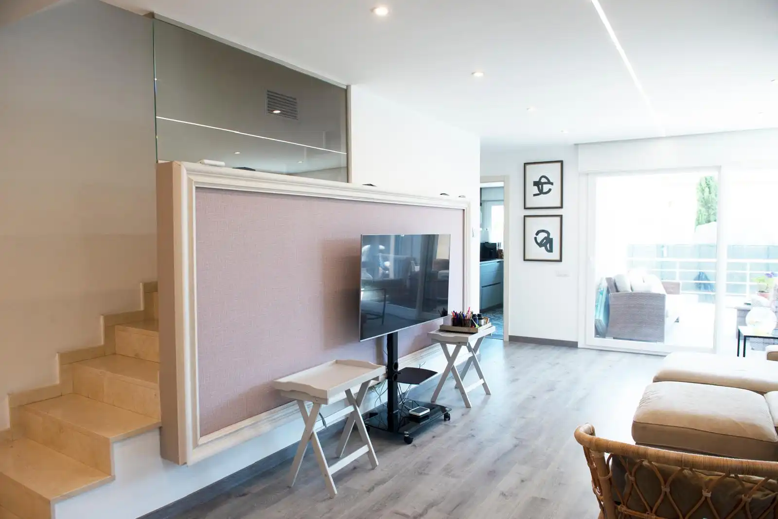 Sala de estar de Casa o chalet en venta en Alella con Aire acondicionado, Calefacción y Jardín privado