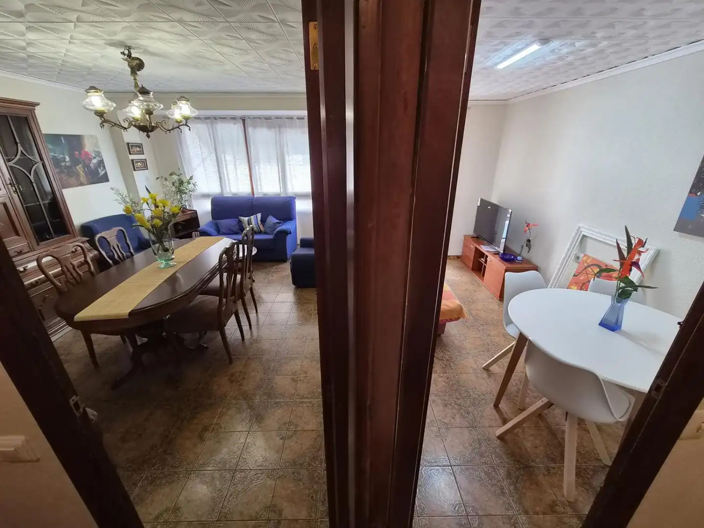 Dining room of Flat for rent in Castellón de la Plana / Castelló de la Plana  with Furnished and Balcony