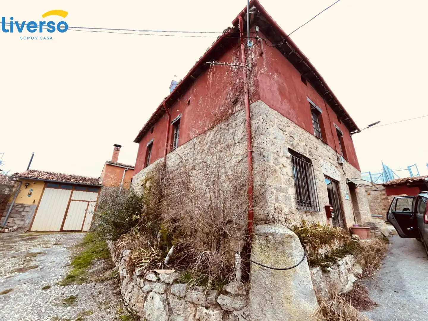 Exterior view of Houses for sale in Revillarruz  with Heating, Terrace and Furnished