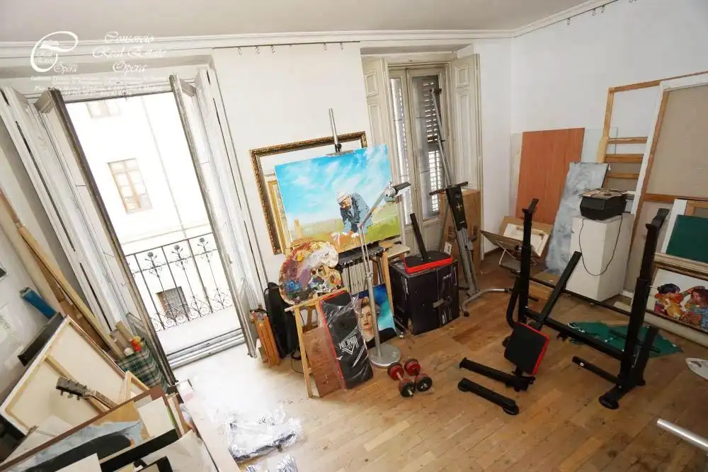Living room of Flat for sale in Madrid  with Terrace and Balcony