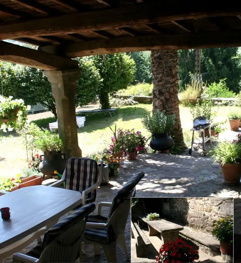 Terraza de Finca rústica en venta en Teo con Calefacción, Jardín privado y Terraza