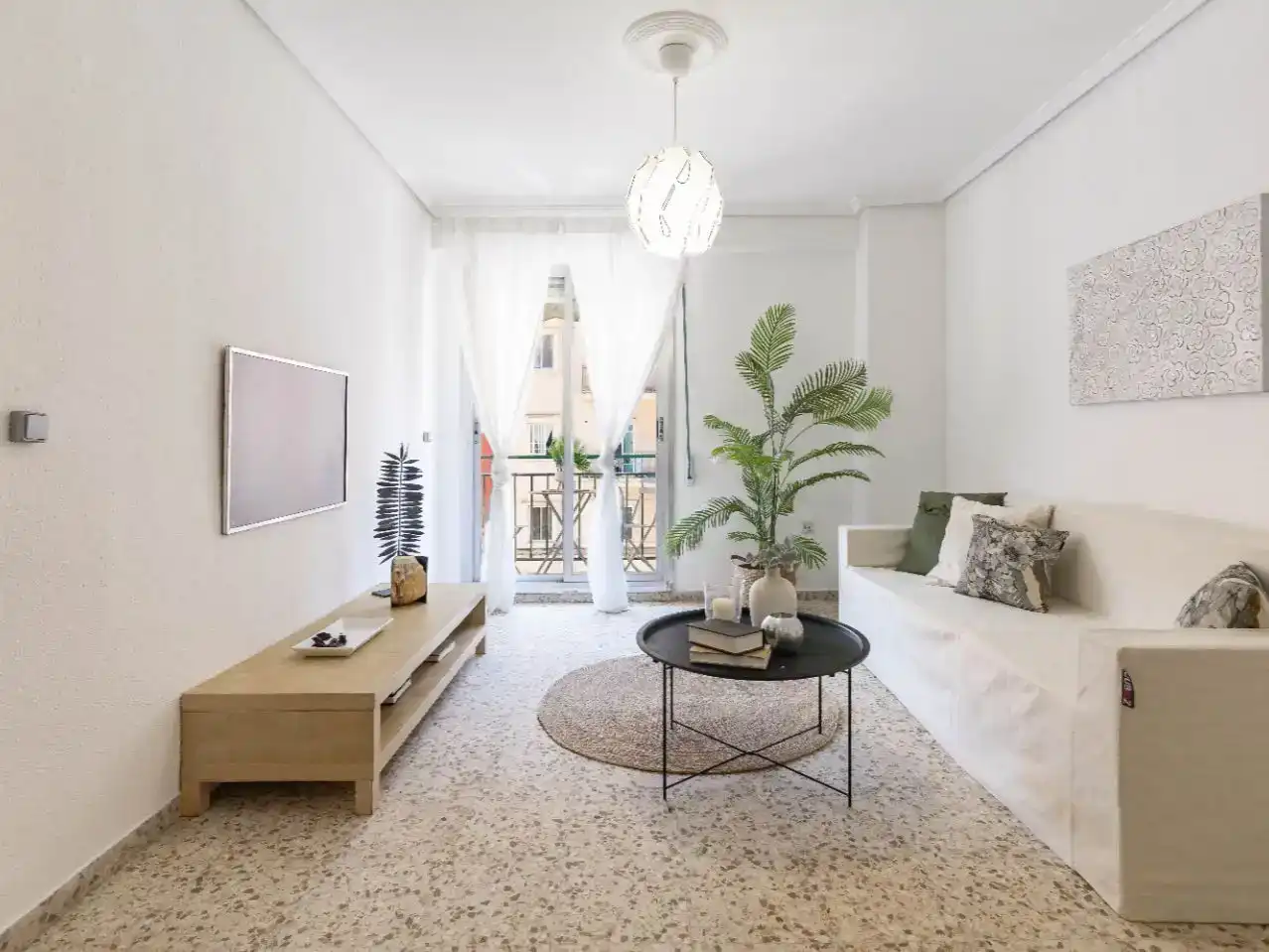Wohnzimmer von Wohnung zum Verkauf in  Valencia Capital mit Balkon