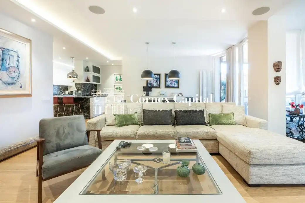 Sala de estar de Piso en venta en Barcelona con Aire acondicionado, Calefacción y Terraza