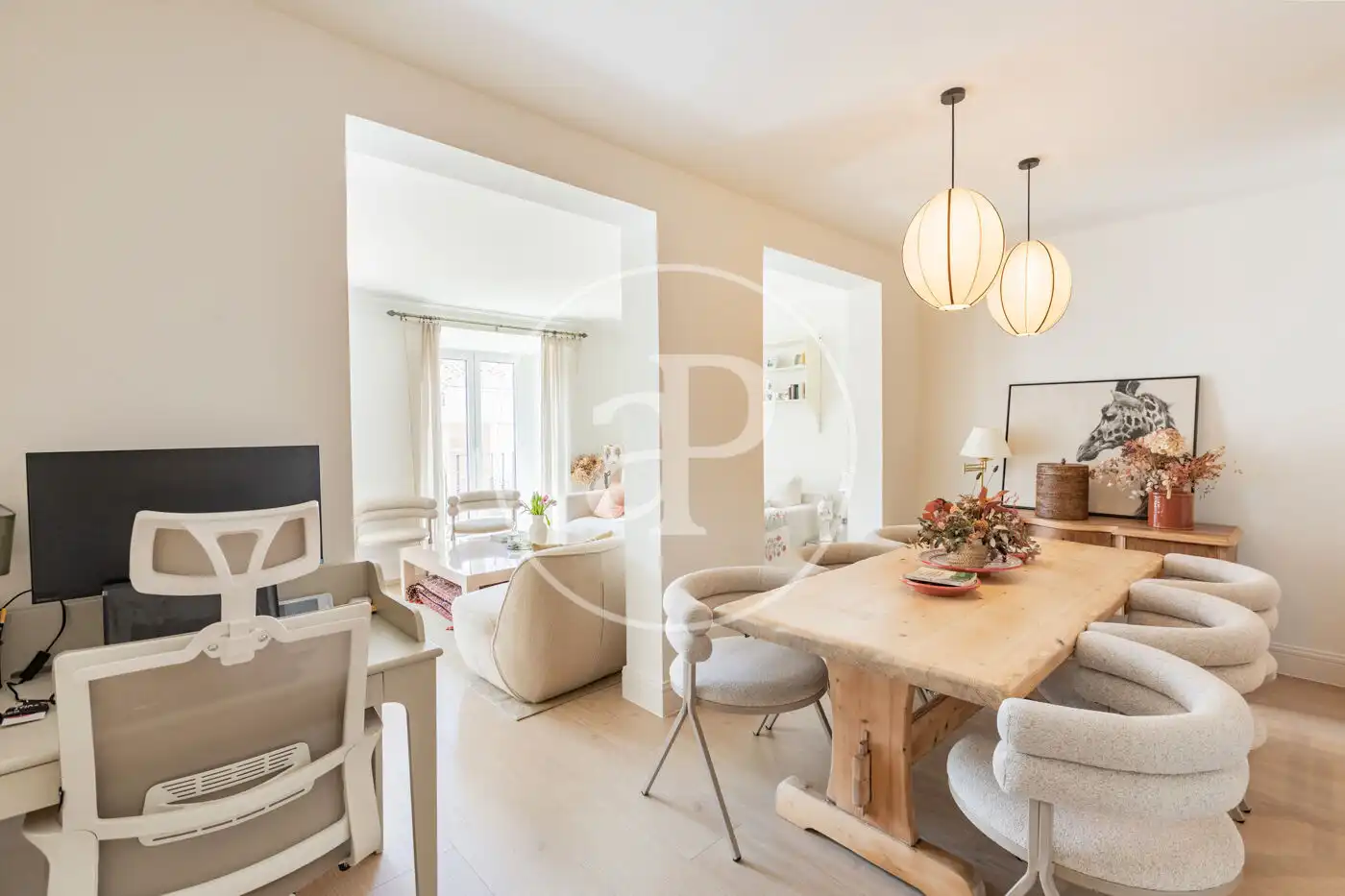 Dining room of Flat for sale in Madrid  with Air Conditioner, Heating and Storage room