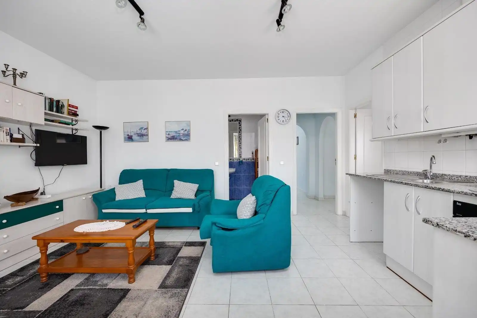 Sala de estar de Casa o chalet en venta en Orihuela con Jardín privado, Terraza y Piscina