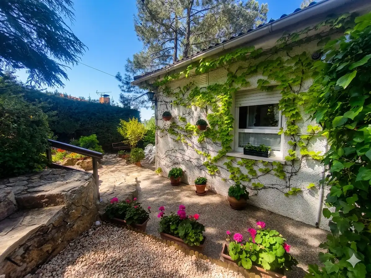 Garten von Haus oder Chalet zum Verkauf in Robledo de Chavela mit Heizung, Privatgarten und Terrasse