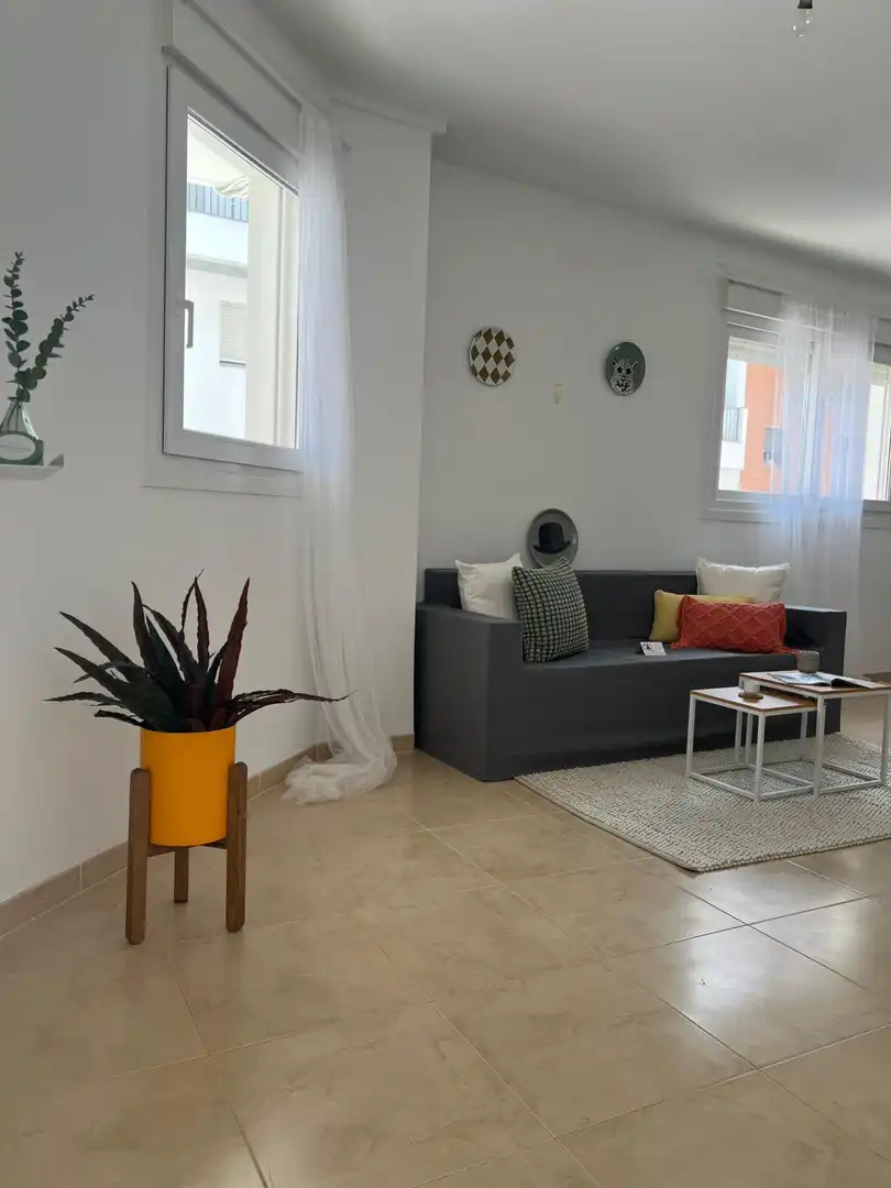 Sala de estar de Dúplex en venta en Alcanar con Aire acondicionado, Calefacción y Terraza