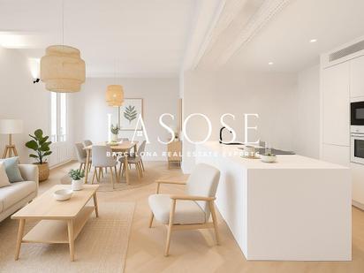 Sala d'estar de Pis en venda en  Barcelona Capital amb Aire condicionat, Calefacció i Parquet