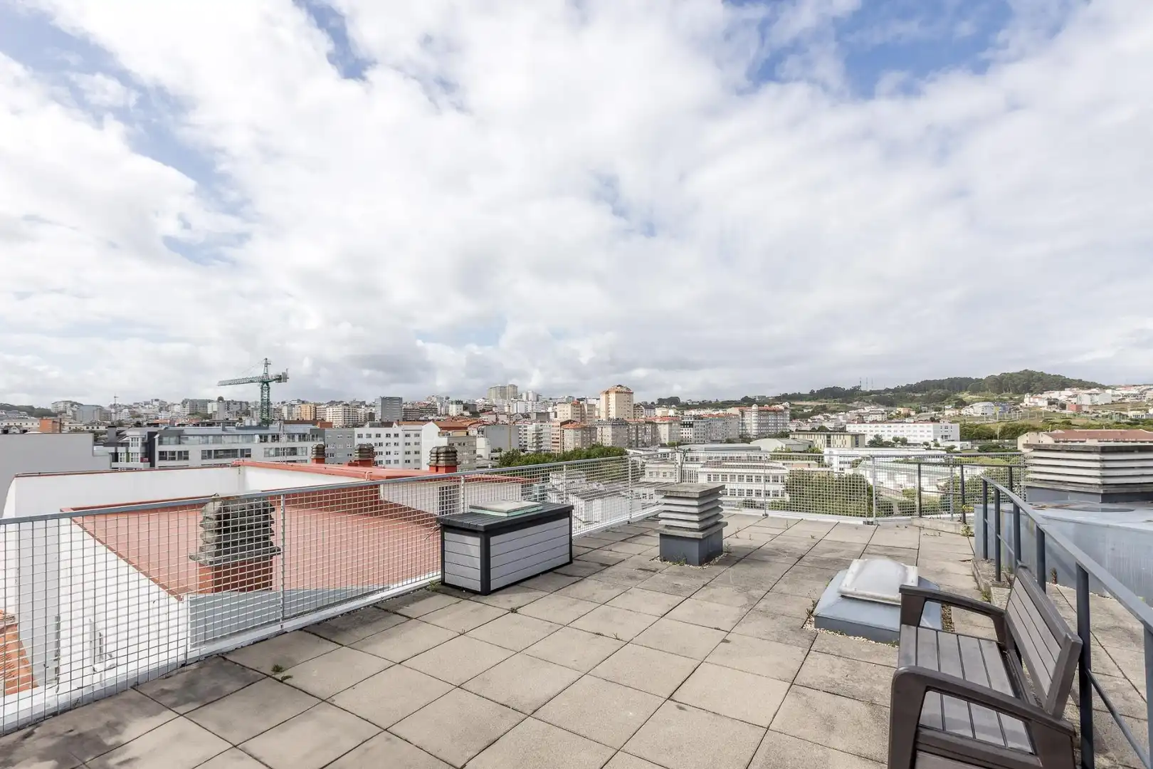 Terrasse von Dachboden zum Verkauf in A Coruña Capital  mit Heizung und Terrasse