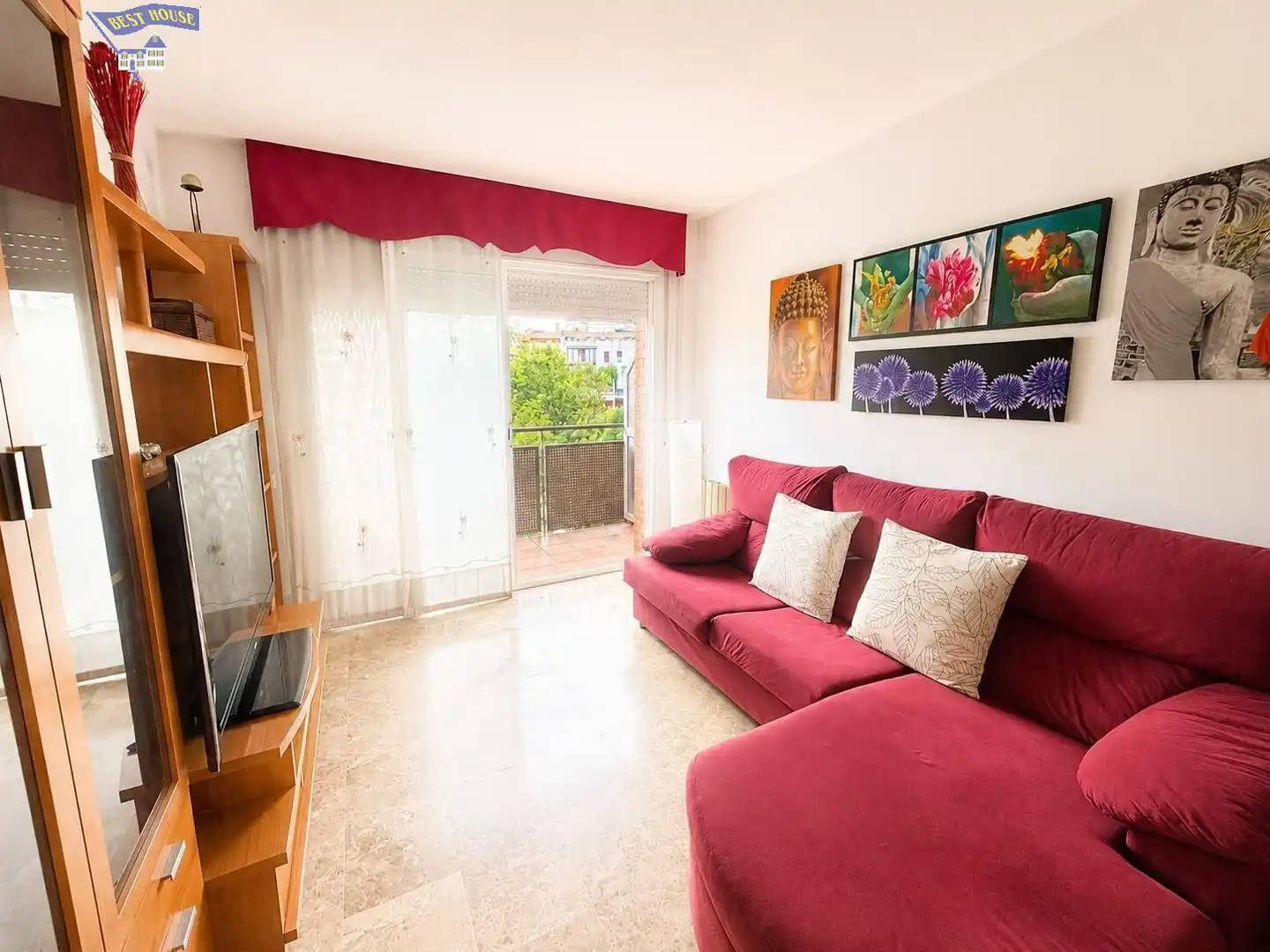 Sala de estar de Piso en venta en Terrassa con Calefacción y Balcón