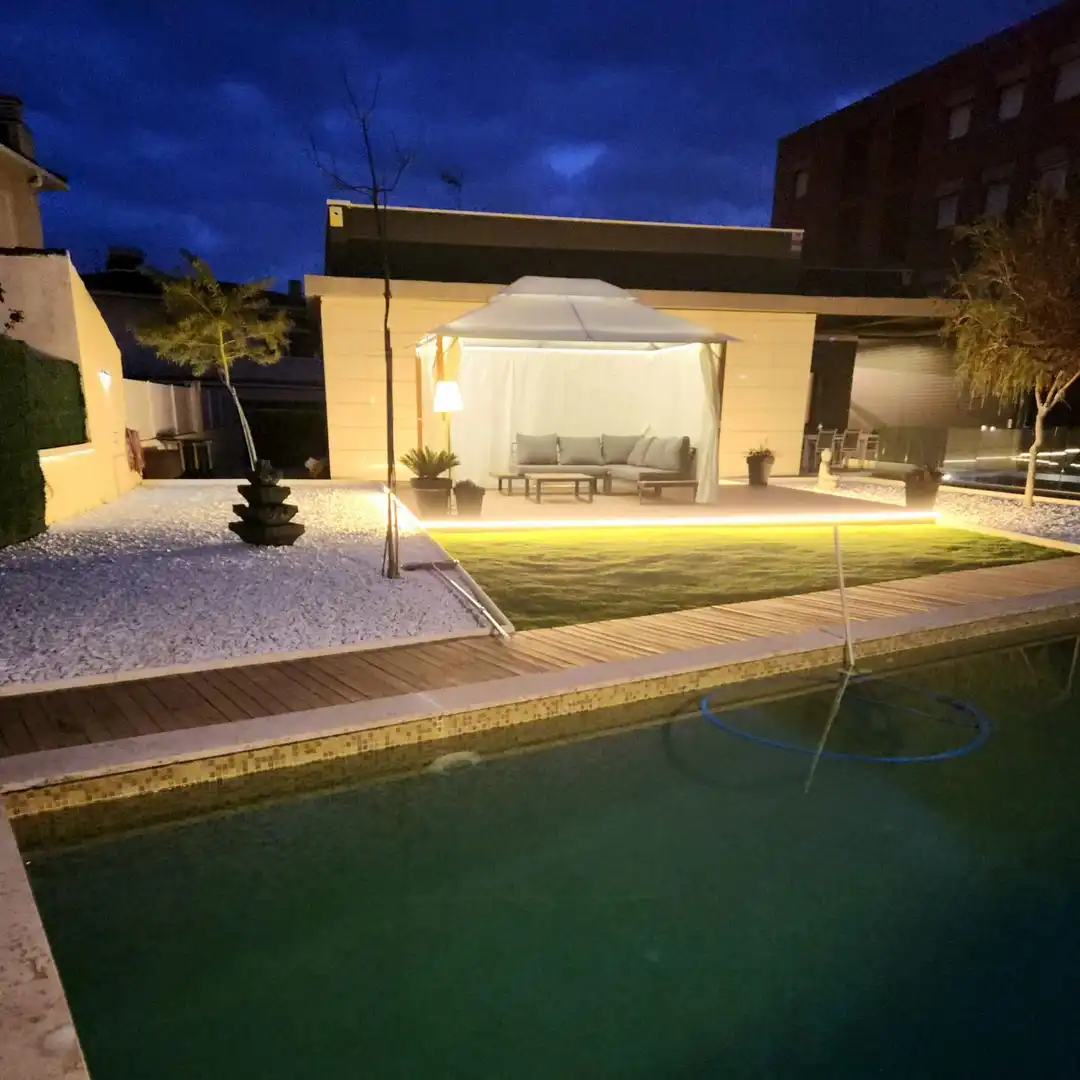 Terraza de Casa o chalet en venta en Cubelles con Aire acondicionado, Calefacción y Jardín privado