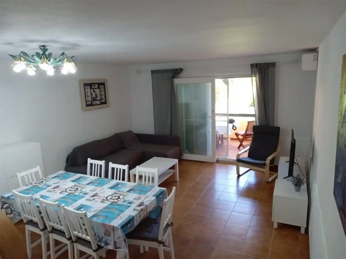 Sala d'estar de Pis en venda en Tarragona amb Aire condicionat, Jardí privat i Piscina