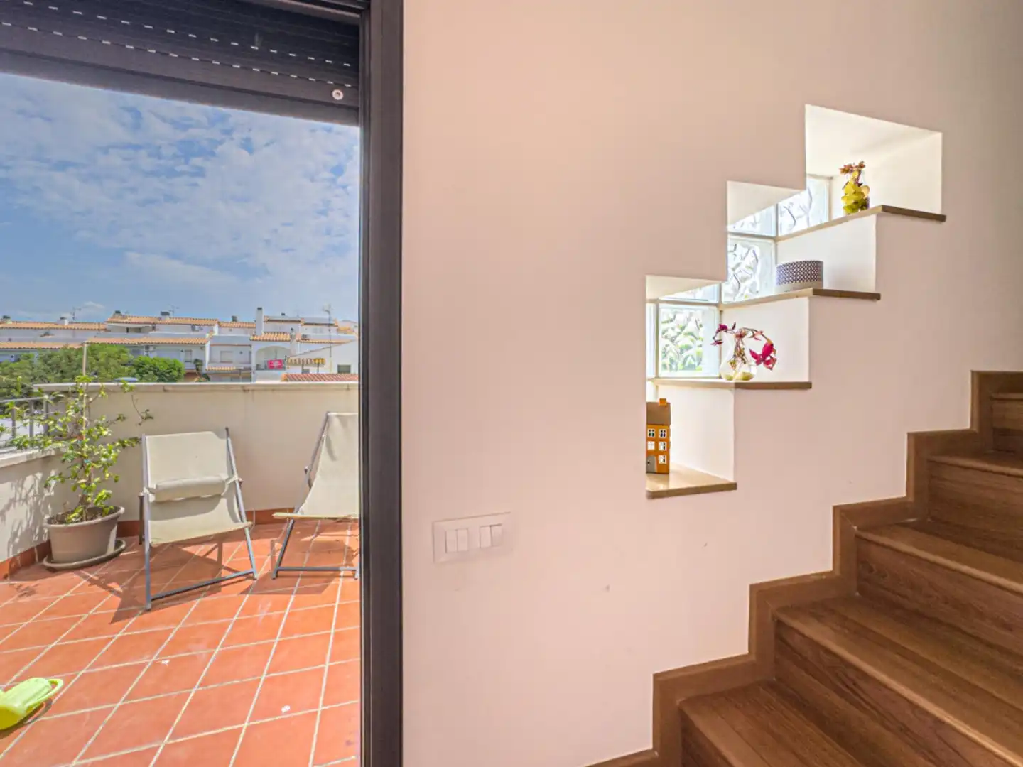Terraza de Casa adosada en venta en Sant Pere de Ribes con Aire acondicionado, Calefacción y Parquet