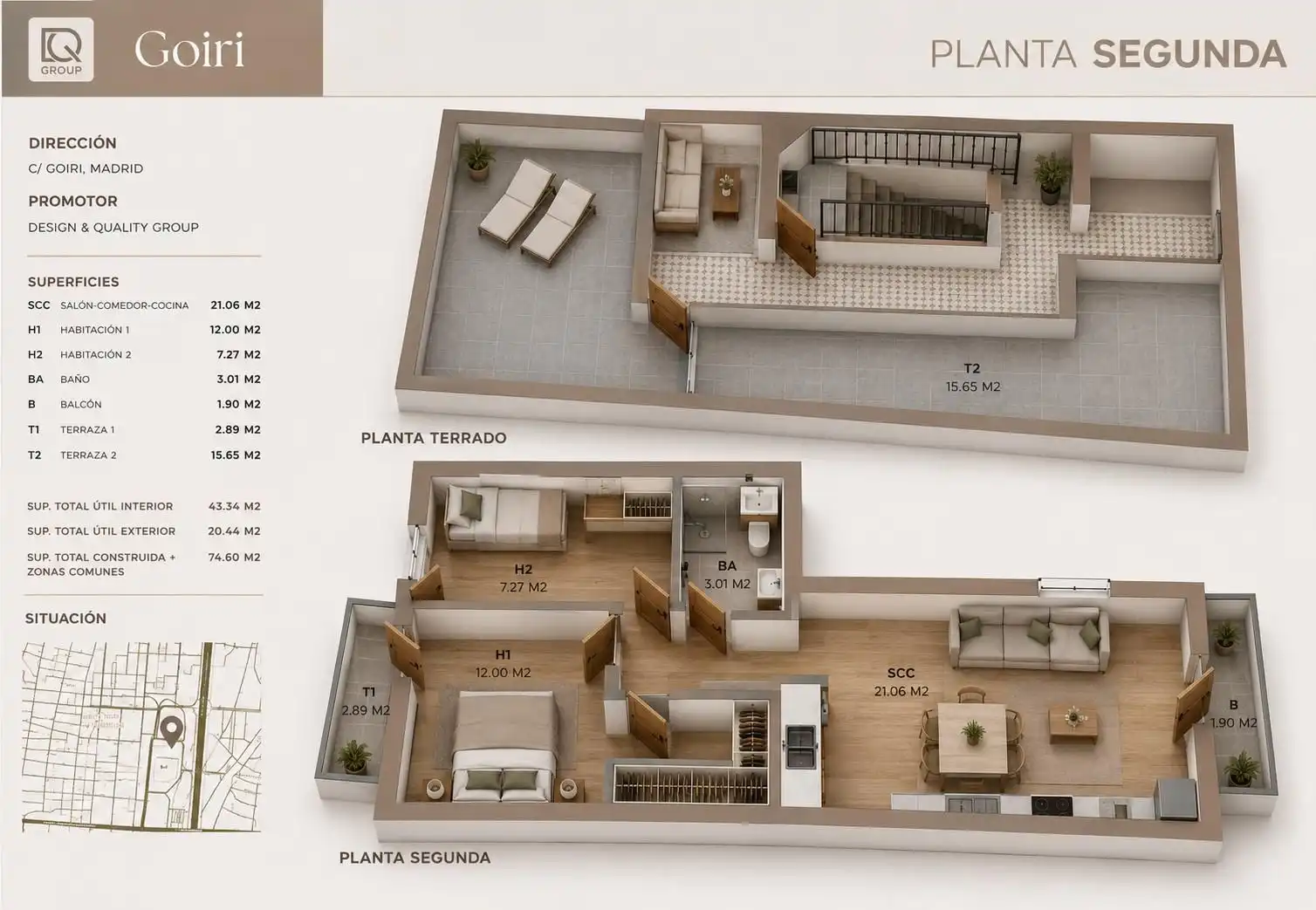 Piso en venta en Goiri, Bellas Vistas