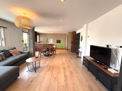 Living room of Flat for sale in  Murcia Capital  with Air Conditioner, Heating and Parquet flooring