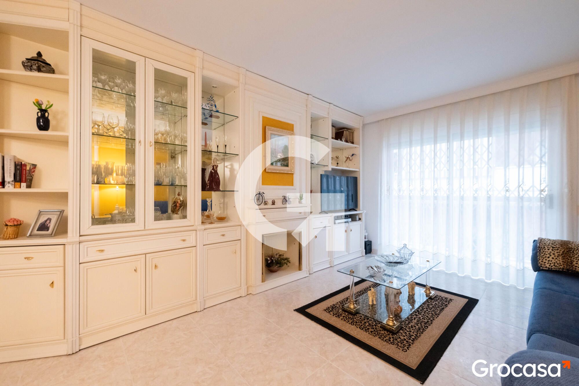 Sala d'estar de Pis en venda en Mataró amb Calefacció, Traster i Moblat