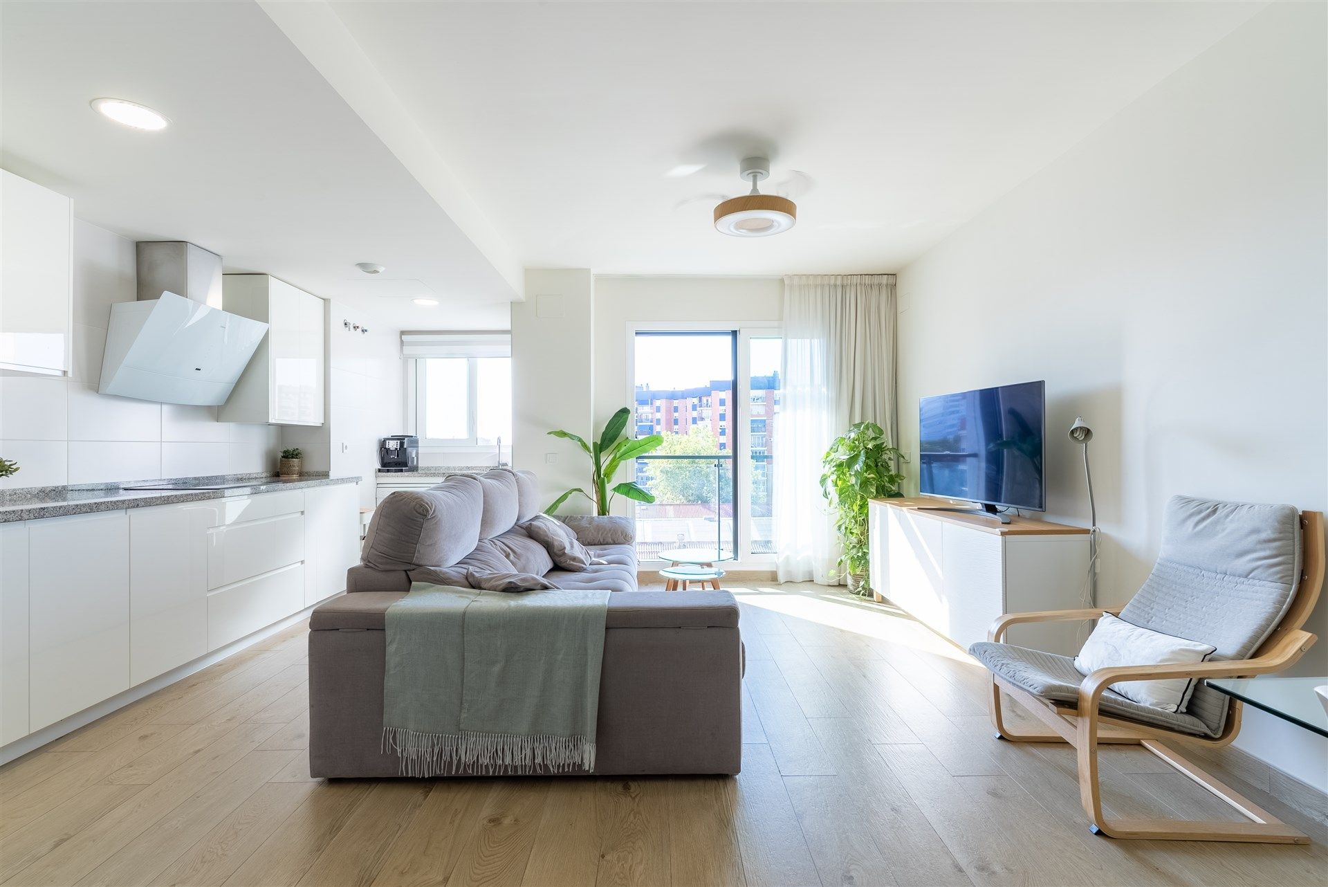 Living room of Apartment for sale in Málaga Capital  with Terrace and Internet