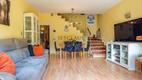 Living room of Single-family semi-detached for sale in Alella  with Air Conditioner, Heating and Parquet flooring