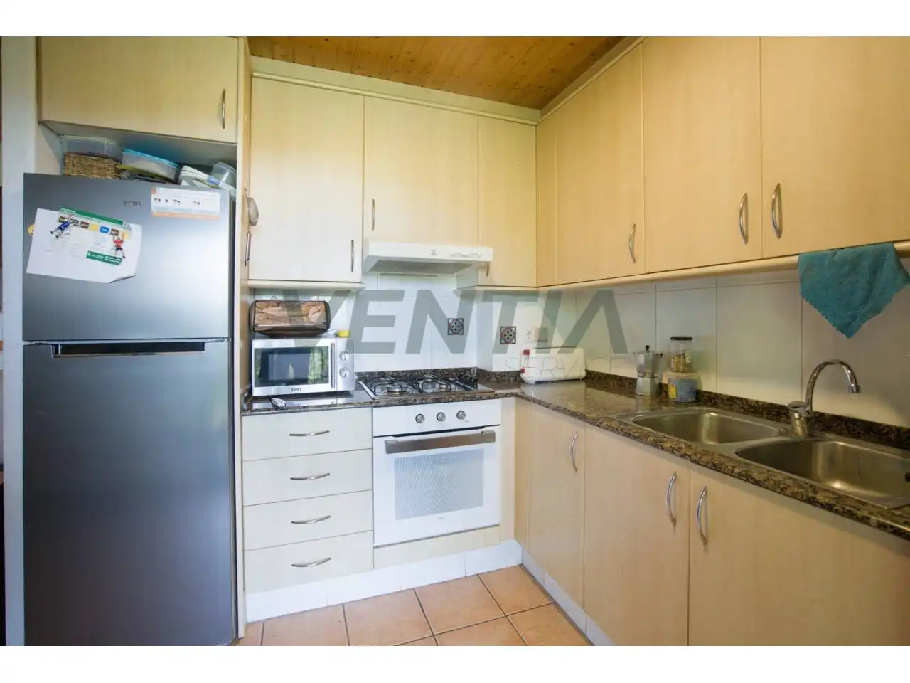 Cocina de Dúplex en venta en Berga con Calefacción, Trastero y Balcón
