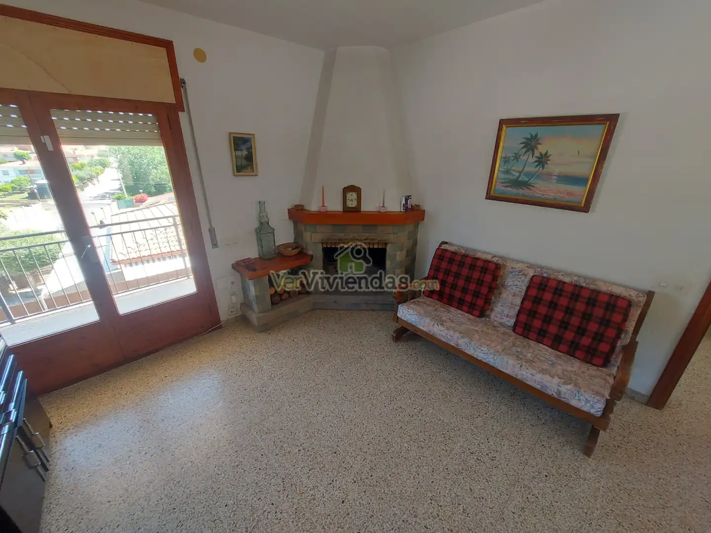 Sala d'estar de Casa o xalet en venda en Piera amb Jardí privat, Terrassa i Piscina