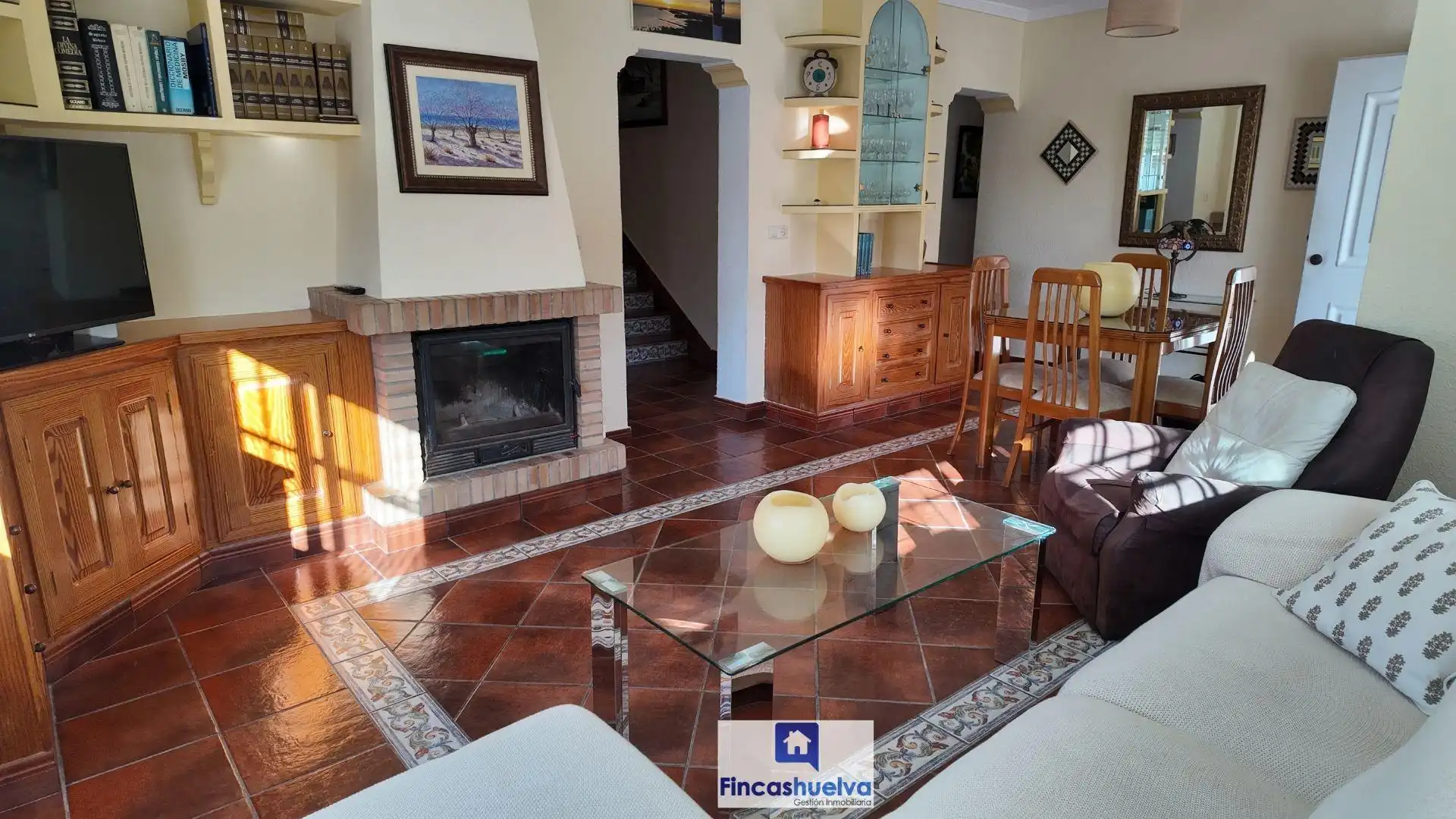 Sala d'estar de Casa o xalet en venda en El Rompido, Huelva