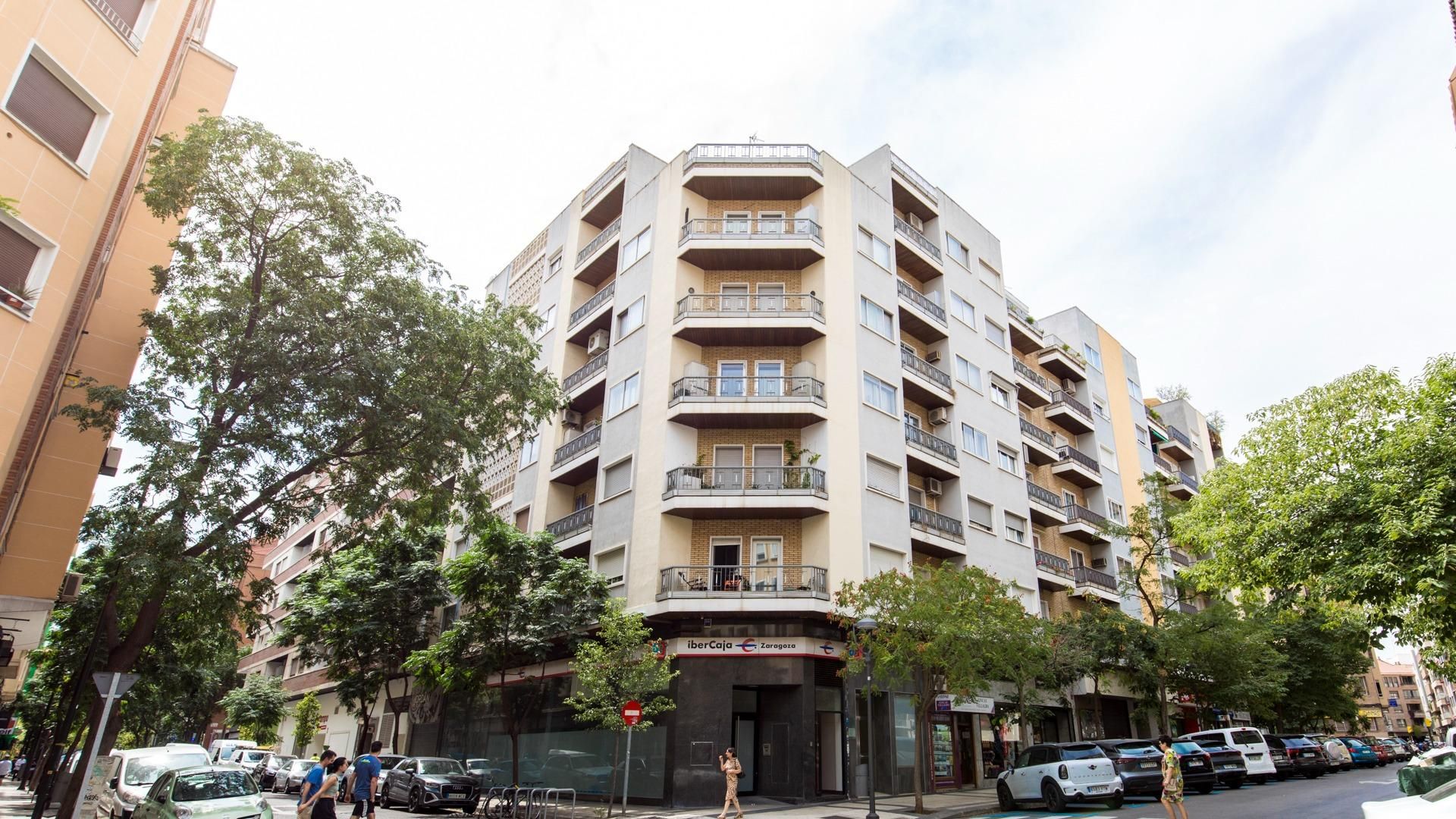 Vista exterior de Pis en venda en  Zaragoza Capital amb Aire condicionat, Calefacció i Terrassa