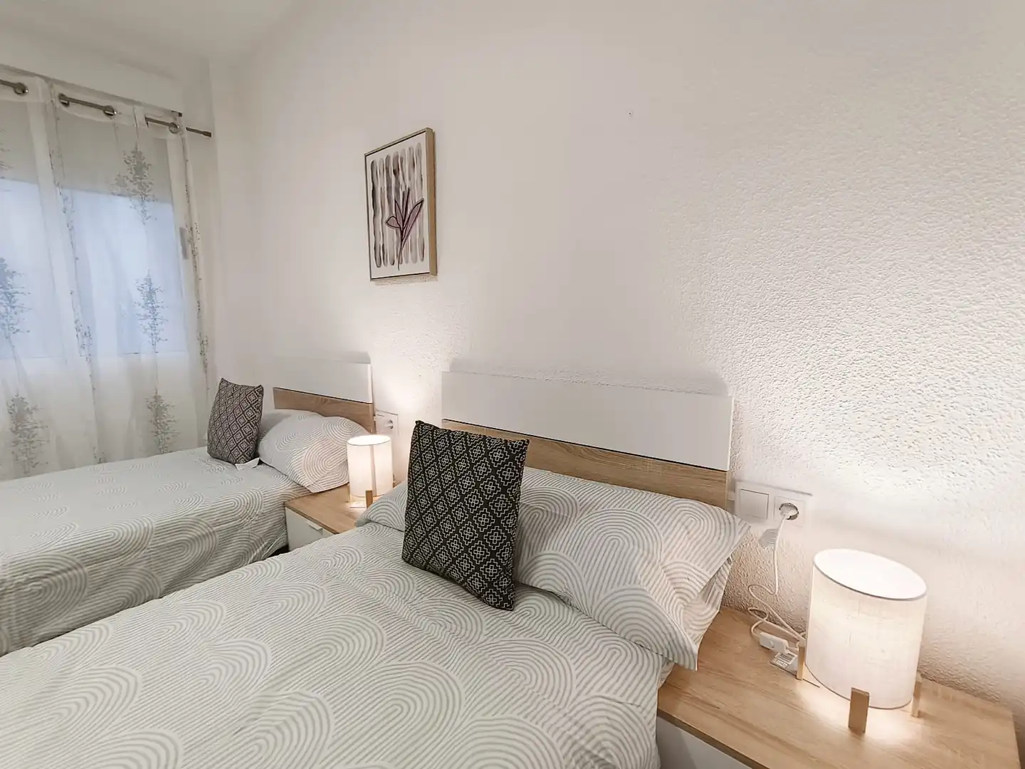 Bedroom of Flat for rent in Castellón de la Plana / Castelló de la Plana  with Furnished, TV and Internet