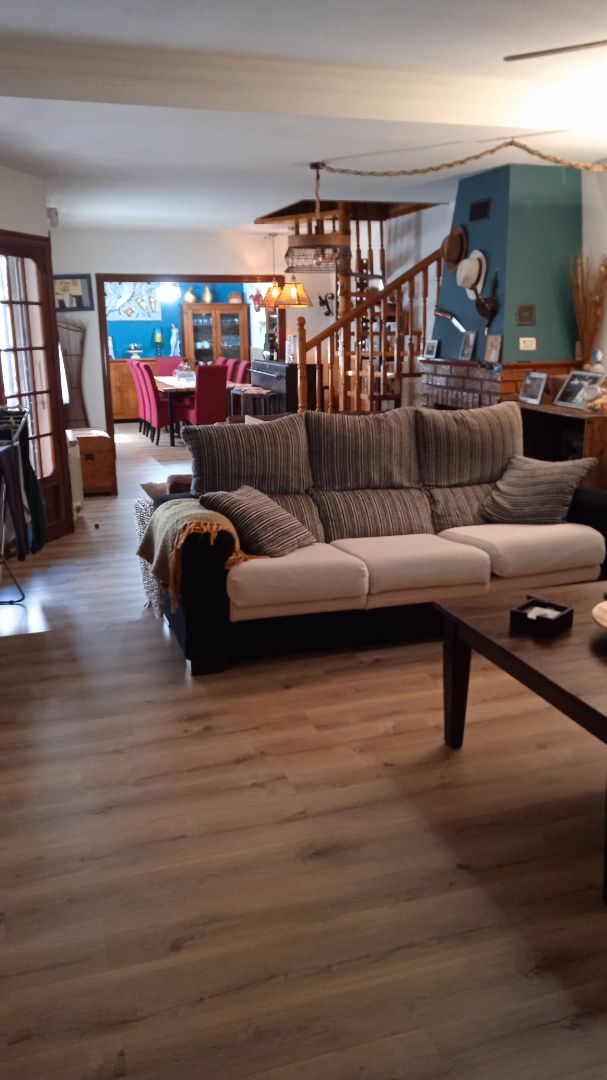 Living room of House or chalet for sale in Luceni  with Heating, Parquet flooring and Terrace