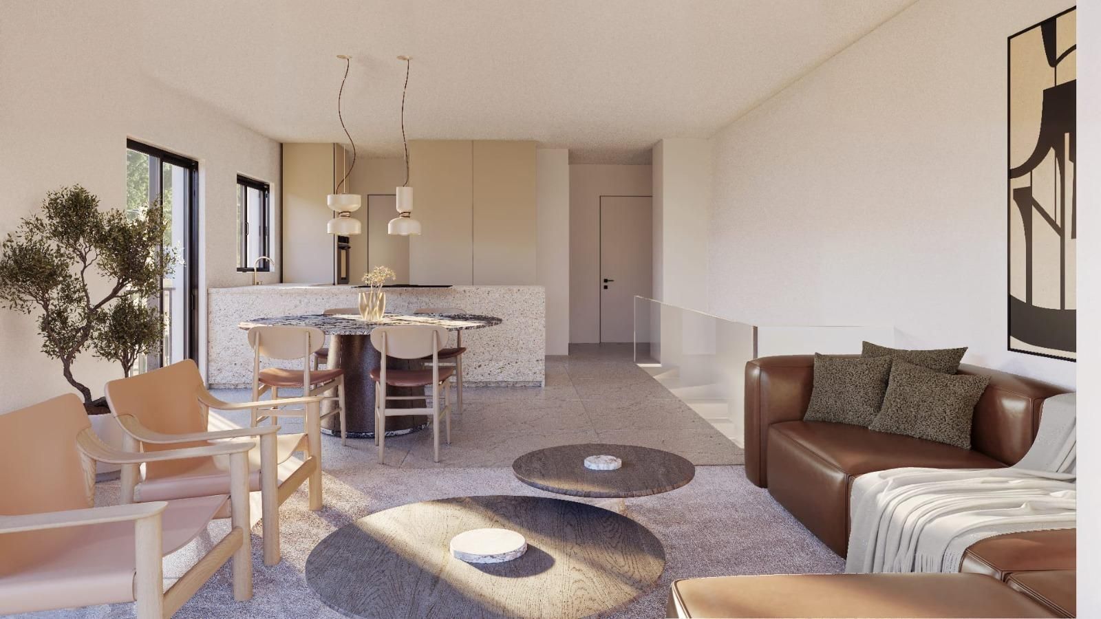 Sala d'estar de Àtic en venda en Inca amb Aire condicionat, Terrassa i Traster