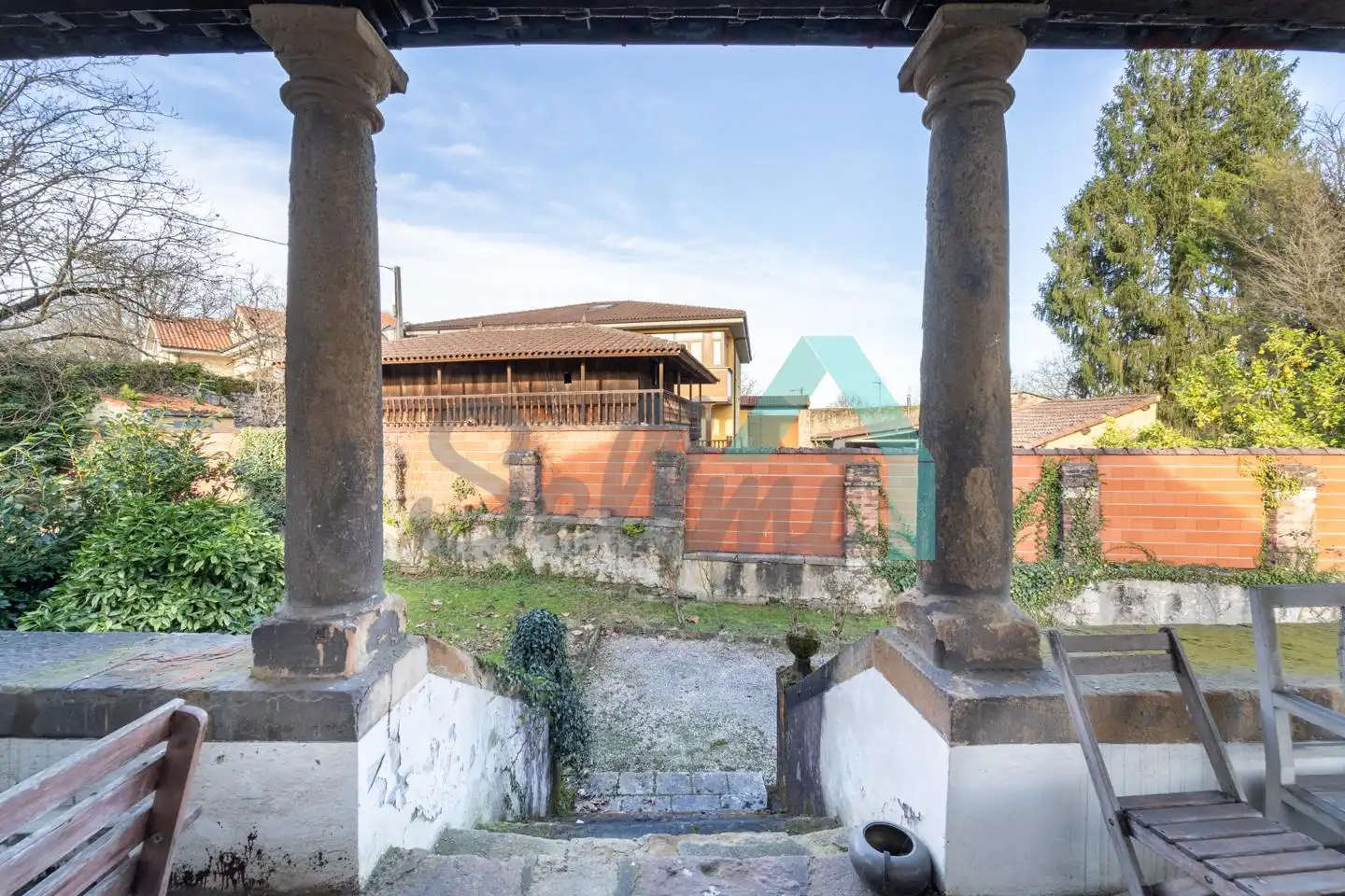 Jardín de Casa o chalet en venta en Oviedo  con Jardín privado y Balcón