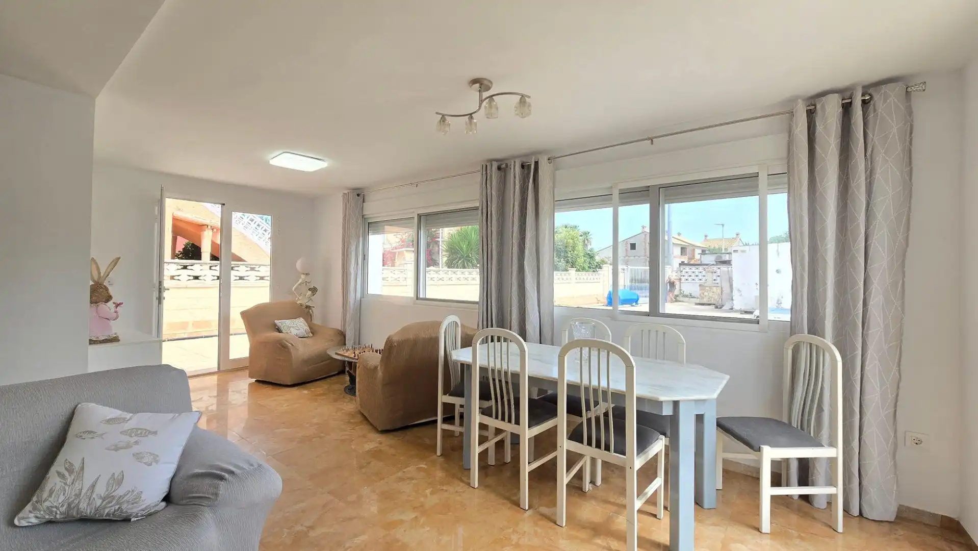 Comedor de Casa o chalet en venta en Gandia con Aire acondicionado y Terraza