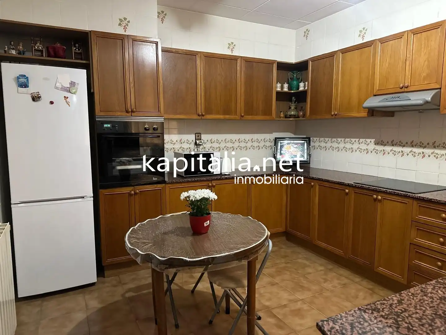 Cocina de Casa o chalet en venta en La Font de la Figuera con Calefacción, Jardín privado y Trastero