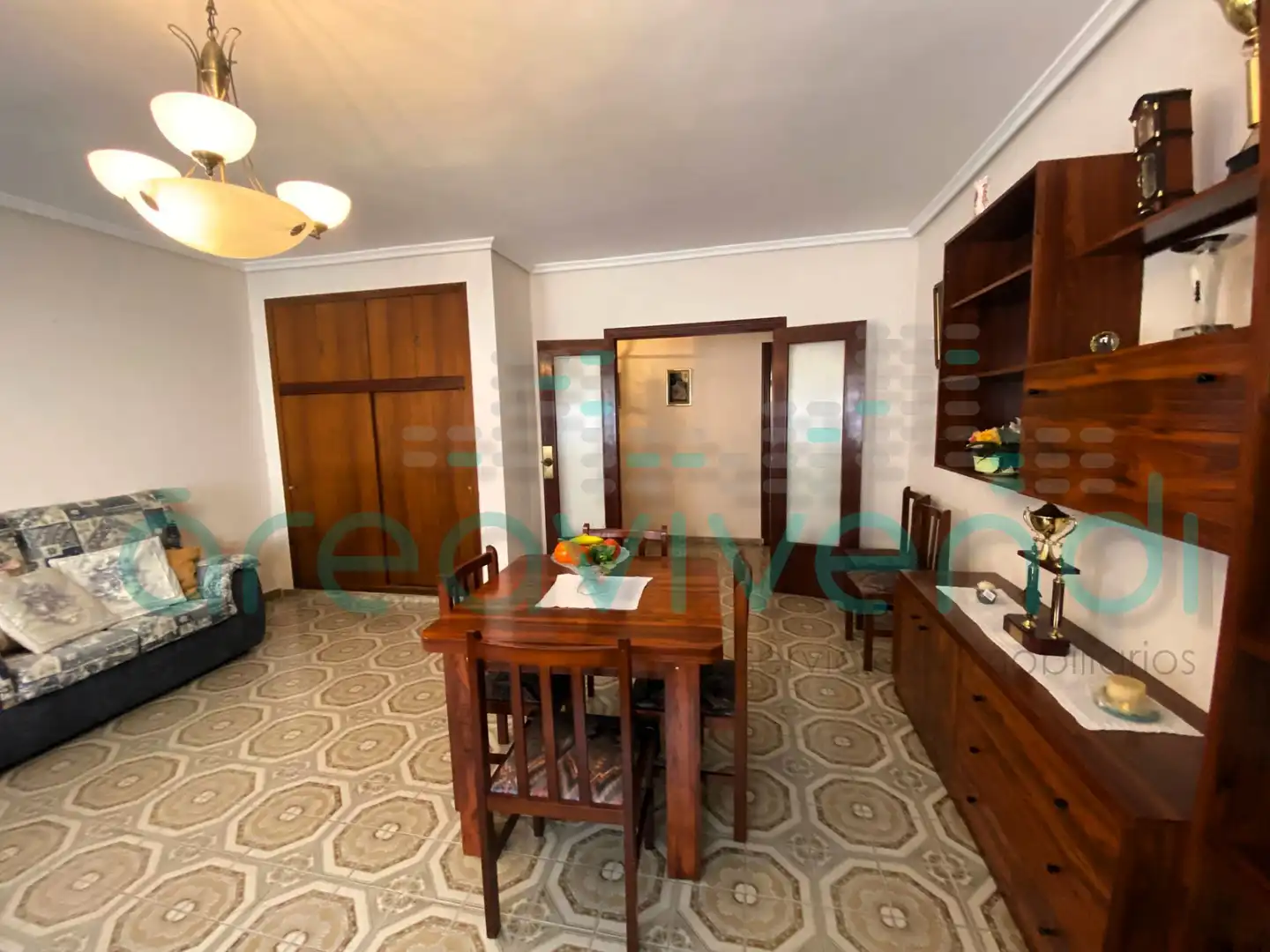 Comedor de Piso en venta en Castellón de la Plana / Castelló de la Plana con Aire acondicionado y Amueblado
