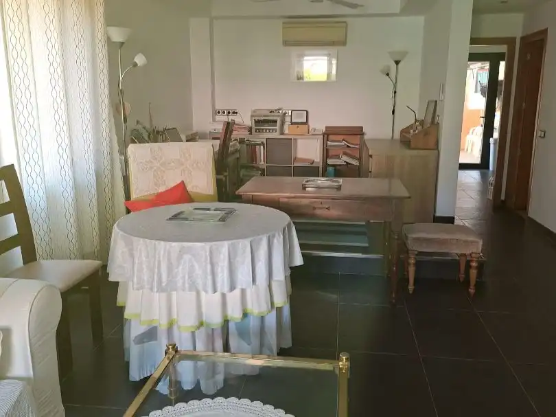 Menjador de Casa adosada en venda en Santa Margalida amb Aire condicionat, Terrassa i Piscina