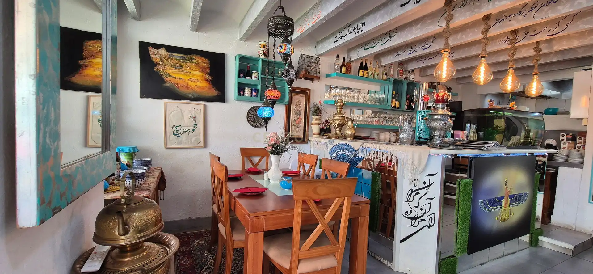 Comedor de Local en traspaso en Fuengirola con Aire acondicionado y Alarma