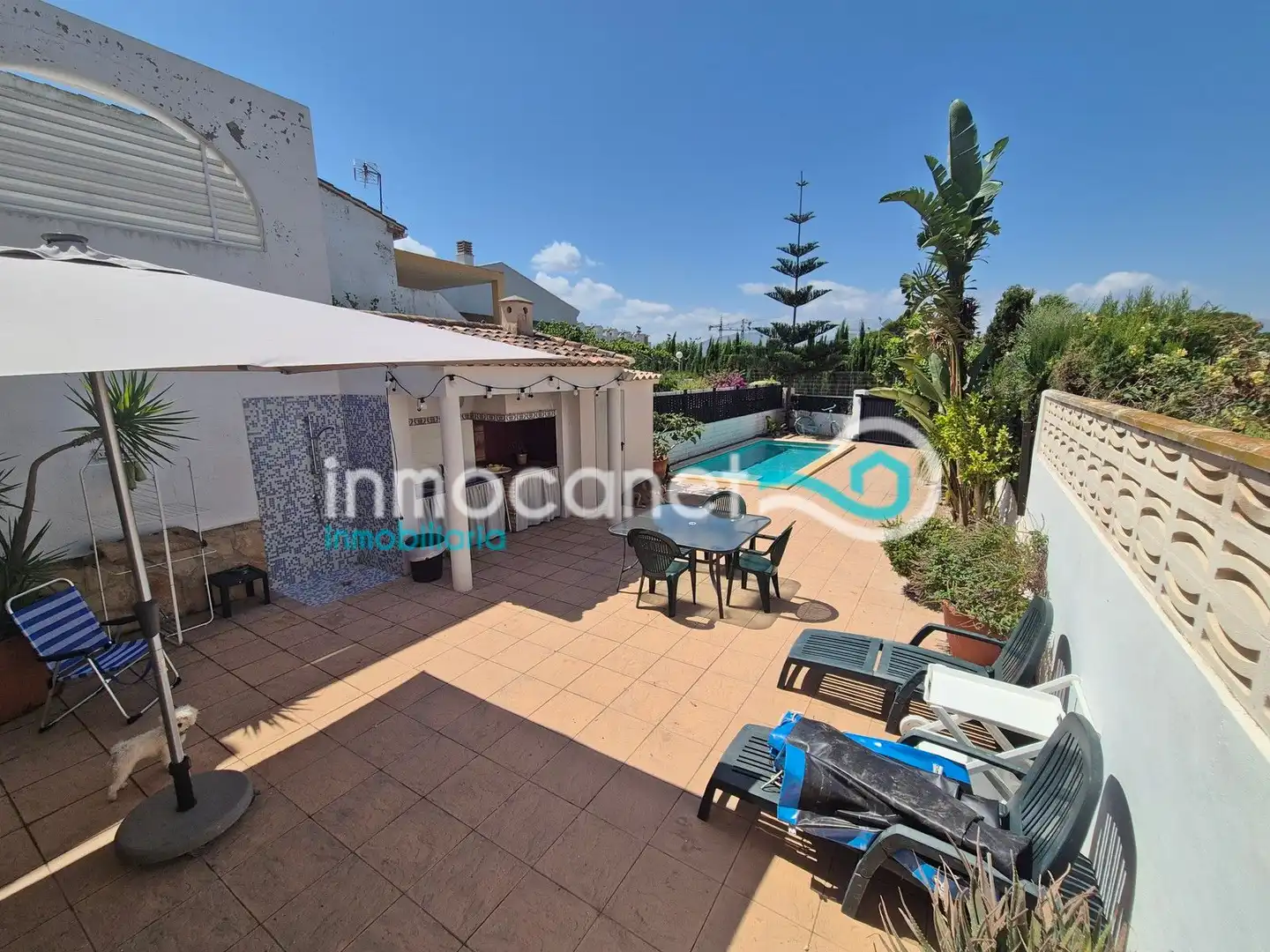 Piscina de Casa adosada en venda en Oliva amb Jardí privat, Terrassa i Piscina