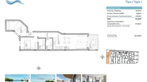 Foto 4 de Piso en venta en de Cervantes, Guardamar Playa, Guardamar del Segura