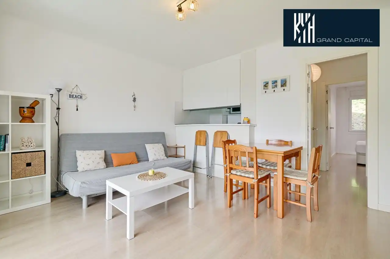 Sala de estar de Piso en venta en Tossa de Mar con Calefacción y Balcón