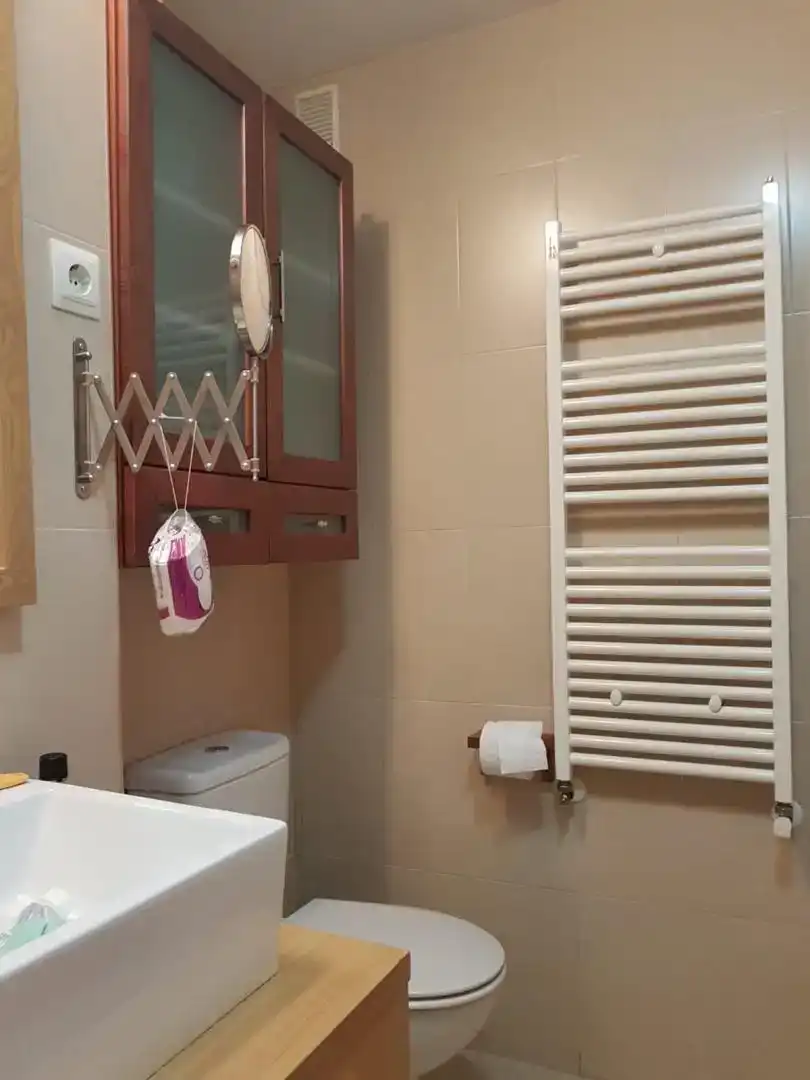 Bany de Apartament en venda en Murcia amb Aire condicionat, Jardí privat i Parquet