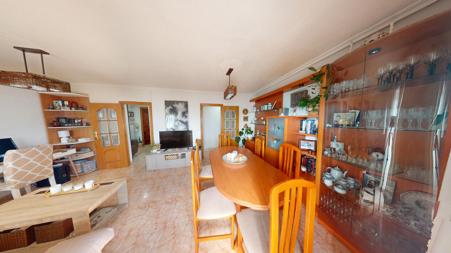 Comedor de Piso en venta en Alicante / Alacant con Aire acondicionado, Amueblado y Balcón