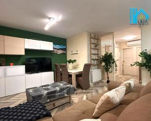 Living room of Flat for sale in  Madrid Capital  with Air Conditioner, Terrace and Storage room