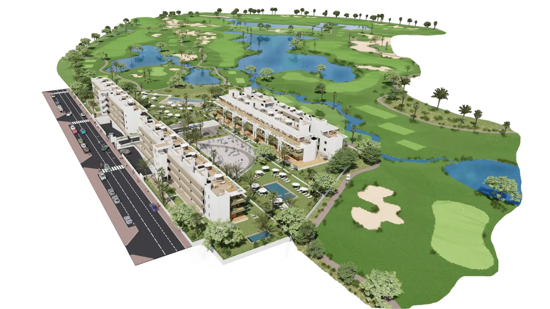 Apartamento de obra nueva con piscina en venta en Calle Infanta Elena 1, imagen 45
