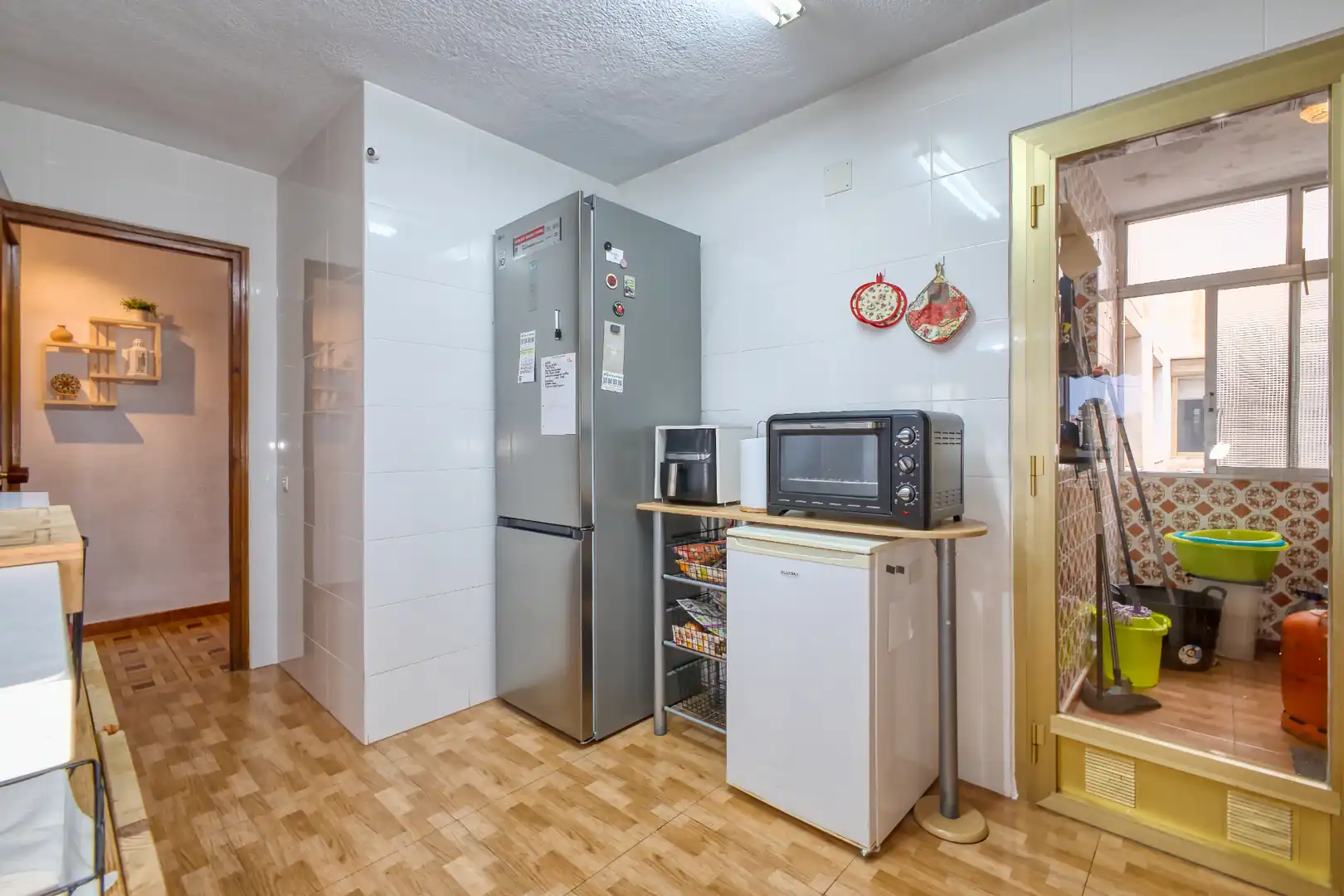 Küche von Wohnung zum Verkauf in Mutxamel mit Parkett, Terrasse und Möbliert